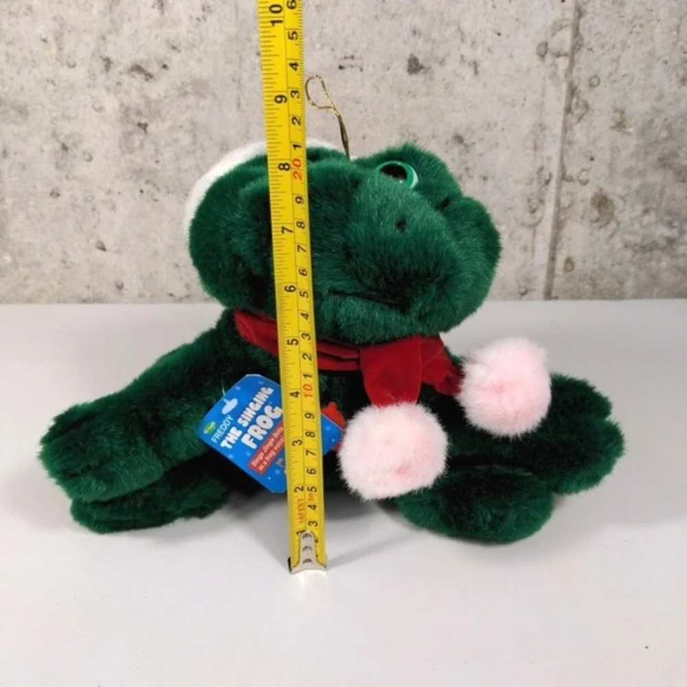 Freddy The Singing Frog Christmas Plush Fun World Holiday Musical Toy Vintage‎